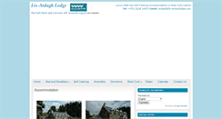 Desktop Screenshot of lis-ardaghlodge.com